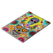 Sugar Skull Art - Kunst van het Herdenken Notitieboek (Linkerzijde)