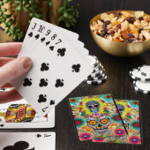 Sugar Skull Art - Kunst van het Herdenken Pokerkaarten (Insitu)