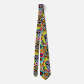 Sugar Skull Art - Kunst van het Herdenken Stropdas (Achterkant)