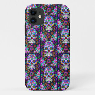 Sugar Skull Art - Leven in de dood Case-Mate iPhone Case