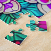 Sugar Skull Art - Leven in de dood Legpuzzel (Zijkant)