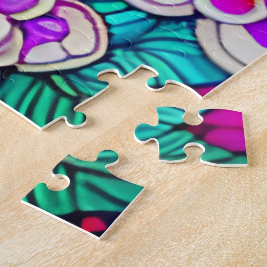 Sugar Skull Art - Leven in de dood Legpuzzel (Zijkant)