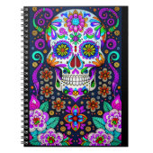 Sugar Skull Art - Leven in de dood Notitieboek (Voorkant)