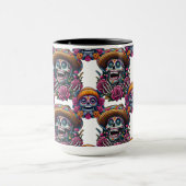 Sugar Skull Art - Levendige Dag van de Doden (Whit Mok (Midden)