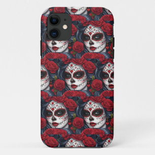 Sugar Skull Art - Levendige herinnering Case-Mate iPhone Case