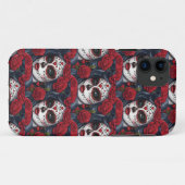 Sugar Skull Art - Levendige herinnering Case-Mate iPhone Case (Achterkant (horizontaal))
