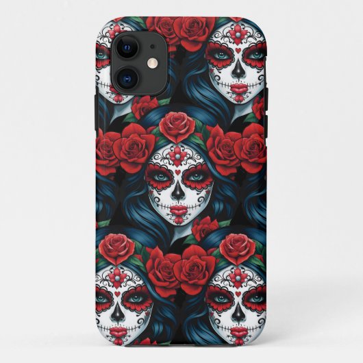 Sugar Skull Art - Levendige visioenen Case-Mate iPhone Case (Achterkant)