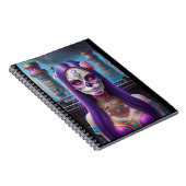 Sugar Skull Art - Levendige visioenen Notitieboek (Rechterzijde)