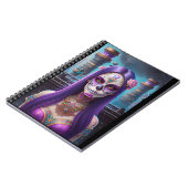 Sugar Skull Art - Levendige visioenen Notitieboek (Linkerzijde)
