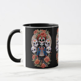 Sugar Skull Art - Man staand in boog Mok