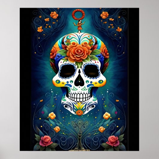 Sugar Skull Art - Mexicaanse magie Poster (Voorkant)