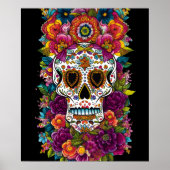 Sugar Skull Art - Mexico's Dag van de Doden Poster (Voorkant)