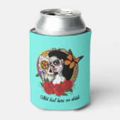 Sugar Skull Art Nouveau Blikjeskoeler (Blikje Voorkant)