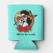 Sugar Skull Art Nouveau Blikjeskoeler (Achterkant)