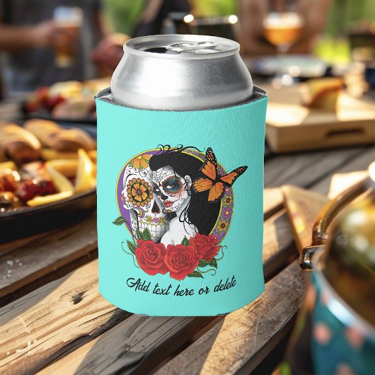 Sugar Skull Art Nouveau Blikjeskoeler