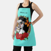 Sugar Skull Art Nouveau Schort (Insitu)