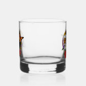 Sugar Skull Art Nouveau Whisky Glas (Links)