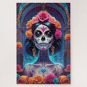 Sugar Skull Art - Omarm de elegantie Legpuzzel
