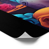 Sugar Skull Art - Omarm de elegantie Poster (Hoek)