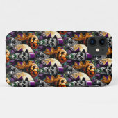 Sugar Skull Art - Pumpkin's Midnight Halloween Case-Mate iPhone Case (Achterkant (horizontaal))