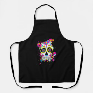 Sugar Skull Art Schort