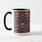Sugar Skull Art - Snoep Skull Surprise Mok (Links)