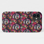 Sugar Skull Art - Swashbuckling Pirate Skull Case-Mate iPhone Case (Achterkant (horizontaal))