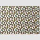 Sugar Skull Art - Traditioneel patroon (wit) Tissuepapier (Voorkant)