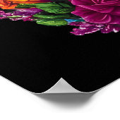 Sugar Skull Art - Uitbarsting van Mexicaanse flair Poster (Hoek)