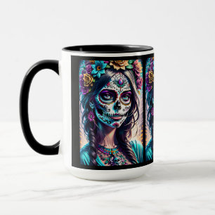 Sugar Skull Art - Urban Elegance Mok