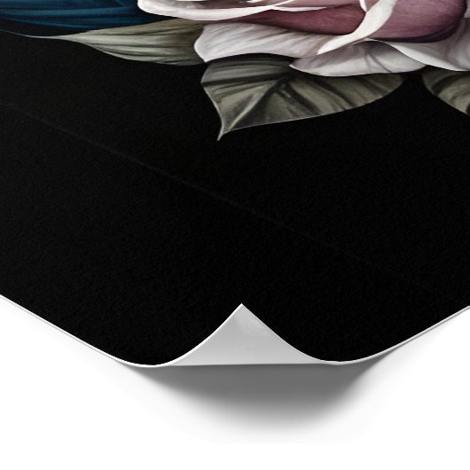 Sugar Skull Art - Verbluffende vrouw Poster (Hoek)