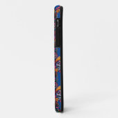 Sugar Skull Art - Vibrant Day of the Dead (Blauw) Case-Mate iPhone Case (Achterkant/links)