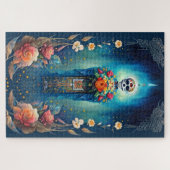 Sugar Skull Art - Vier de tradities van Mexico Legpuzzel (Horizontaal)