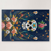 Sugar Skull Art - Vier traditie Legpuzzel (Horizontaal)