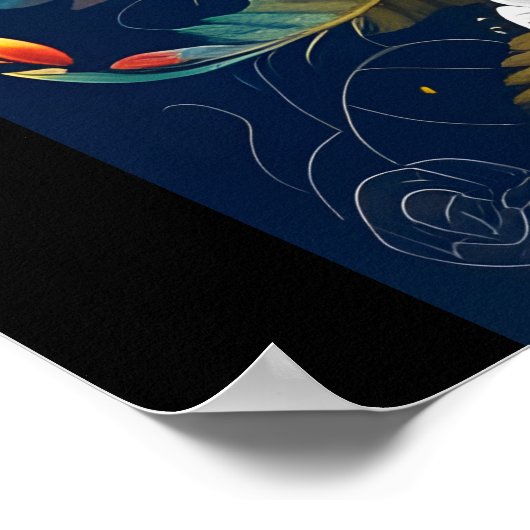 Sugar Skull Art - Vier traditie Poster (Hoek)