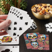 Sugar Skull Art - Vieren Dia de los Muertos Pokerkaarten (Insitu)