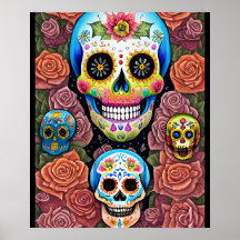Sugar Skull Art - Vieren Dia de los Muertos