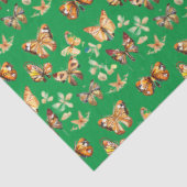 Sugar Skull Art - Vlinderpatroon (groen) Tissuepapier (Detail)
