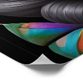 Sugar Skull Art - Vrouw in Sugar Skull Make-up Poster (Hoek)