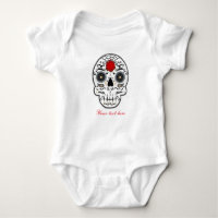 Sugar Skull Baby Gepersonaliseerde Custom One Piec