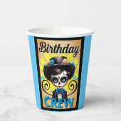 Sugar Skull Birthday Boy Papieren Bekers (Voorkant)
