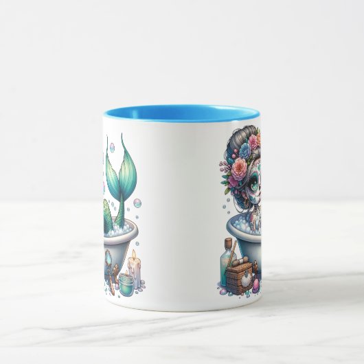 Sugar Skull Bubble Bath Mok (Midden)