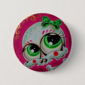 Sugar skull button (Voorkant)