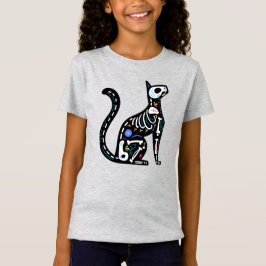 Sugar Skull Calavera Cat III T-shirt