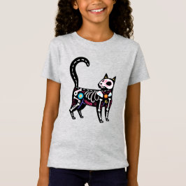 Sugar Skull Calavera Cat IV T-shirt
