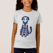 Sugar Skull Calavera Hond IV T-shirt (Voorkant)