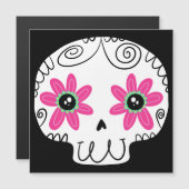 Sugar Skull Calaverita Dag van de Dode Sleutelhang (Voorkant / Achterkant)