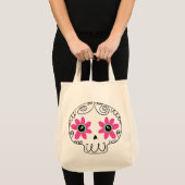 Sugar Skull Calaverita Dag van de Dode Sleutelhang Tote Bag (Voorkant (product))
