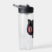 Sugar Skull Cat Catrina Dag van de Doden Waterfles (Rechts)