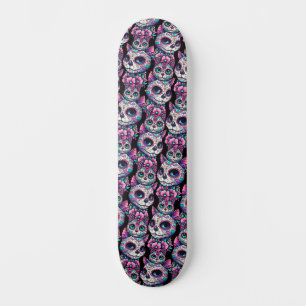 Sugar Skull Cat Pattern Persoonlijk Skateboard